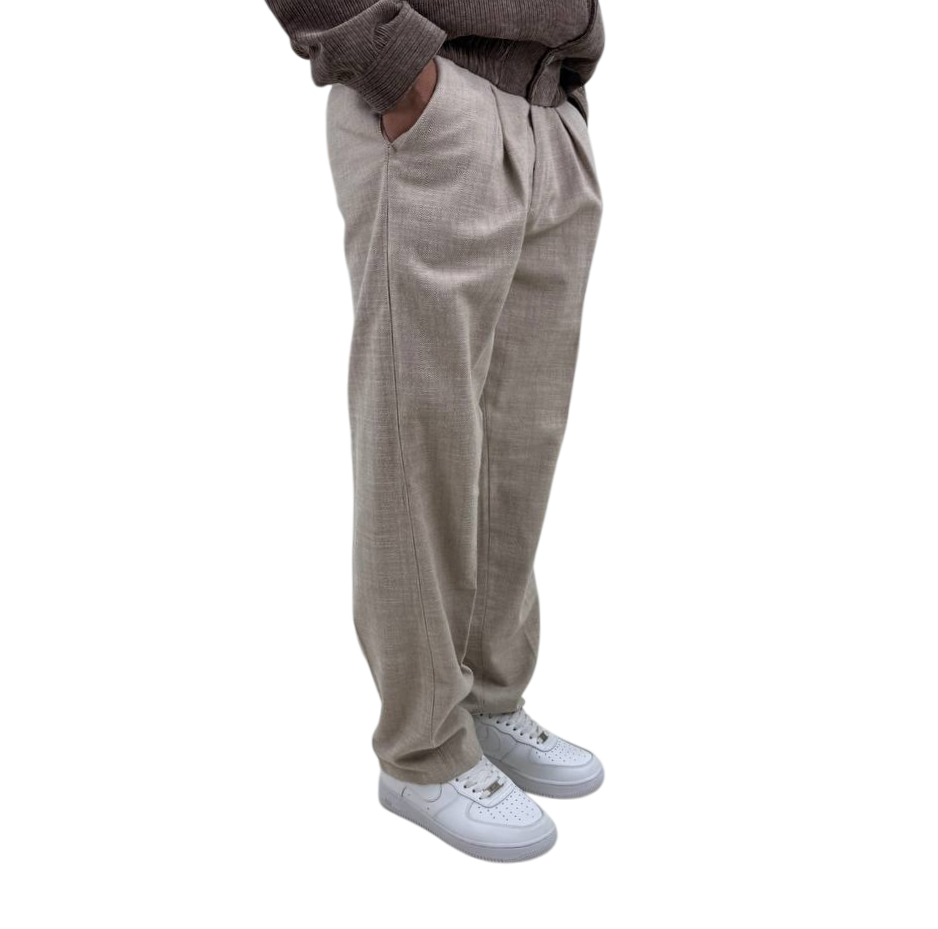 شلوار بگ فیت کلاسیک پیله دار